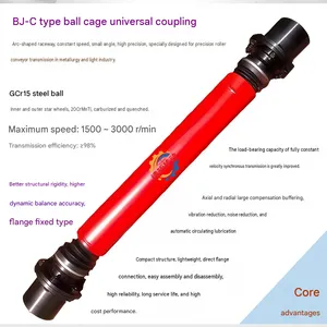 BJ-C Ball Cage Universal Joint Coupling 2~3 Times Lifespan Over Traditional Cross Shaft Coupling thumbnail-5