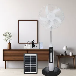 18-inch Solar Fan - Camping, Household, Garden, Premium Charging Solar Electric Fan, Floor Fan Electric Fan/solar Fan（Wechat:13510231336） thumbnail-1