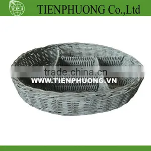 Rattan Basket/Rattan Candy Tray thumbnail-1