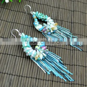 Tassel Female Earrings Long Earring Wholesale thumbnail-4