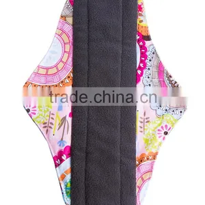 2016 New Arrival Soft Menstrual Pads Waterproof Sanitary Pads Reusable Feminine Pad thumbnail-4