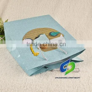 China Custom Logo Printed Packing Little Paper Bags Wholesale thumbnail-4