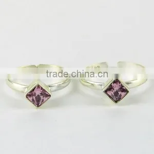 Stunning !! Pink CZ 925 Sterling Silver Jewelry, Fashion Silver Jewelry, Gemstone Silver Jewelry thumbnail-3