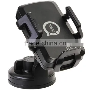 Universal Qi Wireless Car Charger Phone Stand Suction Mount Dashboard or Vent thumbnail-1