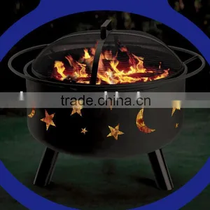 24" Stars & Moons Round Barbecue thumbnail-1