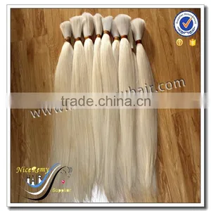 Unprocessed Grey Virgin Hair Bleached in Blonde Color/natural Wavy High Quality Quality Choice thumbnail-4