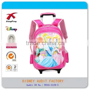 XF B-054 Girls Lovely Trolley Backpack Cartoon People Backpack thumbnail-1