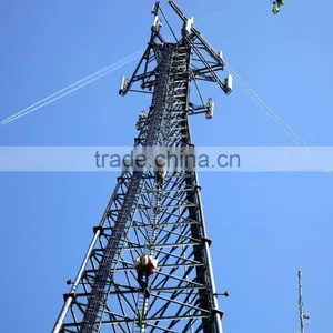 High Quality 3-leg Steel Tube Cellular Tower thumbnail-6