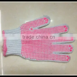 Dotted PVC Cotton Working Gloves thumbnail-1