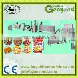 Breakfast Cereal Manufacturing Line / Original Pellet Snacks Food Machine thumbnail-1