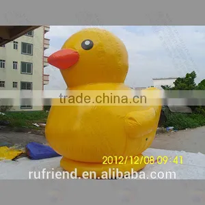Small Inflatable Exhibition Promotional Inflatable Floating Duck Inflatable Big Yellow Duck thumbnail-1
