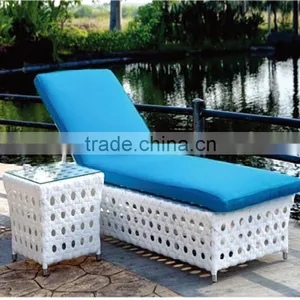 All Weather Outdoor Wicker Rattan Beach Chair thumbnail-4