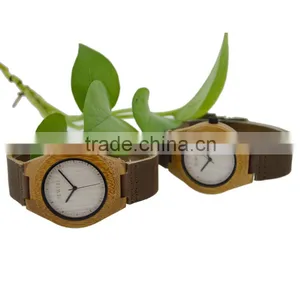 2016 Wholesale Fashion Wristwatch, Eco-friendly Wooden Watch, Unisex Bamboo Watch With Customised Logo thumbnail-3