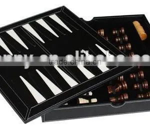 Top Grade 2 in 1 Children Educational Chess Backgammon Game thumbnail-3