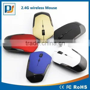 2.4G Wireless Optical Mouse Adjustable DPI Ergonomic With Mini Receiver thumbnail-1