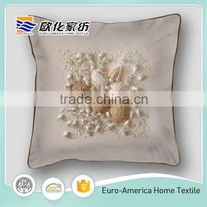 Wholesale High Quality White New Stones Shape Design Pillow Cushion Covers thumbnail-6
