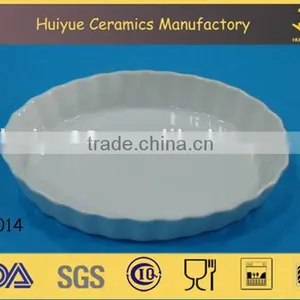 Ceramic Pie Mould, White Pie Dish thumbnail-1