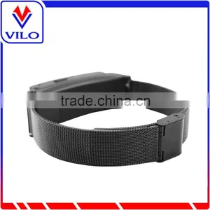 Stainless Steel Replacement Watch Band Strap Fixing For Huawei B2 Talkband Gold Black thumbnail-6