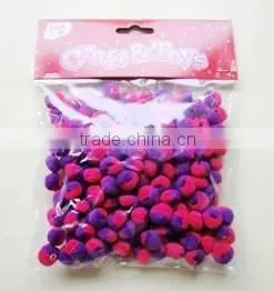 Two-tone Pom Poms/craft Pom Poms/pom Poms Party thumbnail-1