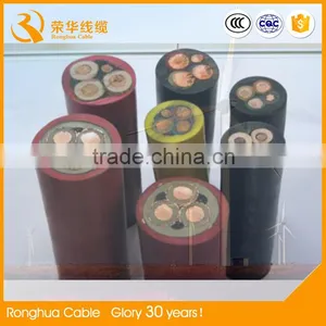China Factory Produced High Quality Mining Rubber Cable 3x16mm2 thumbnail-5