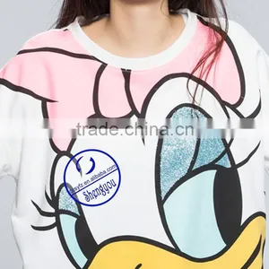 Custom Women's Longline Sweatshirts With Fashionale Printing thumbnail-4