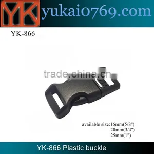 Yukai Fastener Dog Collar Plastic Buckle/custom Logo Plastic Bag Buckle thumbnail-1
