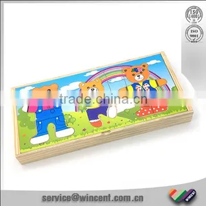 Wooden Educational Games Bear Dressing Puzzle Box for Kids thumbnail-2