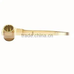 Non Sparking Tools Aluminum Bronze Crowbar Ratchet Wrench thumbnail-1