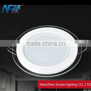 Round LED Light LED Glass Panel Light thumbnail-1
