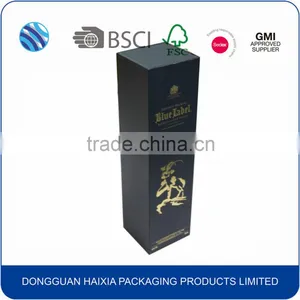 Embossing Hot Stamp Cardboard Packaging Box for Wine thumbnail-1