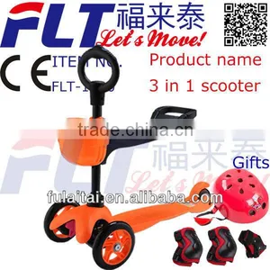 2013 CE Approved Best Gift Folding Boby Foot Scooter With Soft Seat for Sale thumbnail-1