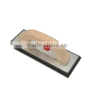 Rubber and EVA Float With Wooden Handle Aluminium Plated Masonry Tool thumbnail-2