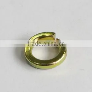 DIN127 Yellow Zinc Spring Washers thumbnail-1