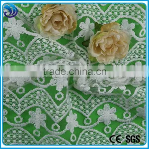 Floral Embroidery Fabric Polyester Material Net Nylon Mesh Embroidery Fabric thumbnail-2
