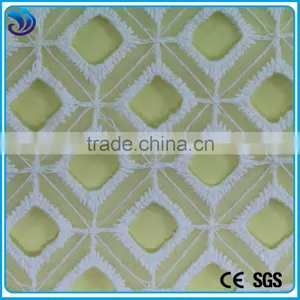 Hot Sale Polyester Organza Lace Holes Embroidery Fabric for Girl's Dresses thumbnail-3