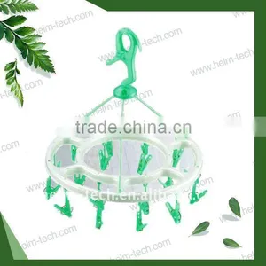 Round-shaped Plastic Clothes Hanger(18pegs)3074 thumbnail-1