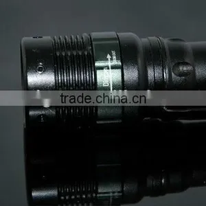 Power Style Cree LED Flashlight Waterproof Torch With Metal Hook LED Professional Lighting thumbnail-3