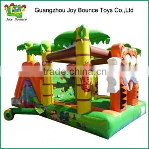 Funny Adult Inflatable Jungle Animal Obstacle Course for Kids thumbnail-1
