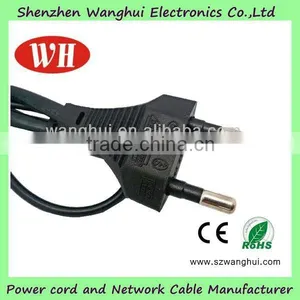 2 Pin Circle Brazilian Power Cord for Dryer/computer or Washing Maching thumbnail-2