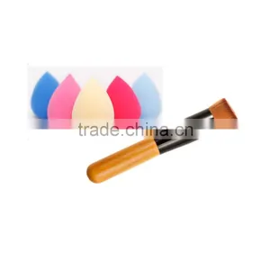 Hottest Amazon 15-color Eyeshadow Palette ,Oblique Head Brush and Powder Puff Cosmetic Set thumbnail-2