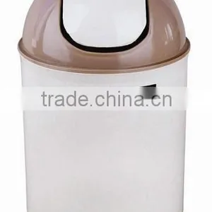 Round Plastic Garbage Bin thumbnail-1