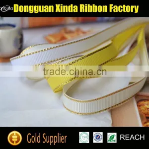 Fancy Promotional Single Face Silver Satin Ribbon thumbnail-1