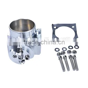 New Style Sliver Aluminum Alloy Racing Throttle Body For EVO 123 thumbnail-1