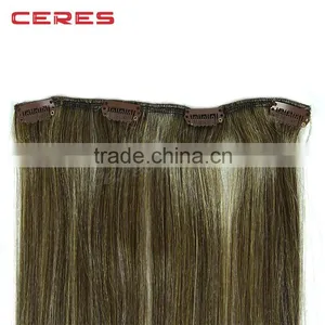 Stock Synthetic Hair Clip in Hair Extension, Factory Price Invisible Hair Clip Quality Choice thumbnail-3