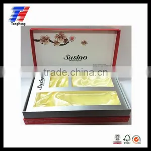 Boxed-gifts's Elegant Rectangle Luxury Customized Paper Gift Box With Satin Lining thumbnail-1
