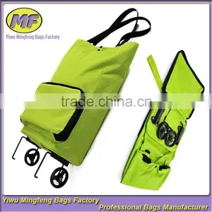 Waterproof 600D Oxford Foldable Trolley Shopping Bag Super Capacity thumbnail-1