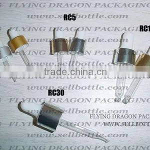 Aluminum Dropper,dropper Bottle, Glass Bottle Dropper, Essential Oil Bottle, Cosmetic Packaging thumbnail-1
