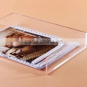 High Quality Clear Desk Acrylic Files Tray File Tray thumbnail-3