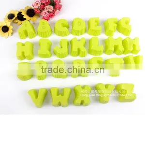 Letters Numbers Alphabet Plastic Cake Decorating Tool Font Alphabet Cookie Biscuit Cutters Set A Z For Birthday Sugar Paste thumbnail-1