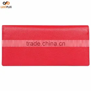 Luckiplus RFID Blocking Safe Wallet for Women Red Color Card Wallet thumbnail-4